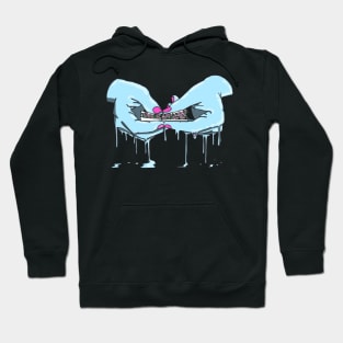 flower cigarette / liquid hand Hoodie